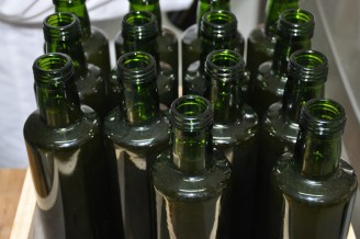 gefüllte Flaschen